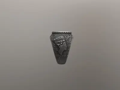 - The Eye of Horus - Ring for 3d print - 3D print model