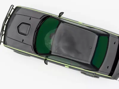 Dodge Challenger RT Low-poly 3D model
