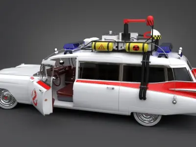Ghostbusters car 3D model