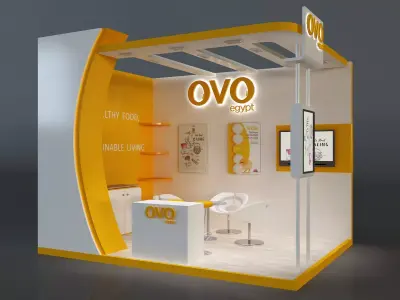 Booth Exhibition Stand a654e 3D model
