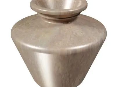 Brass Water Vessel Low-poly 3D model