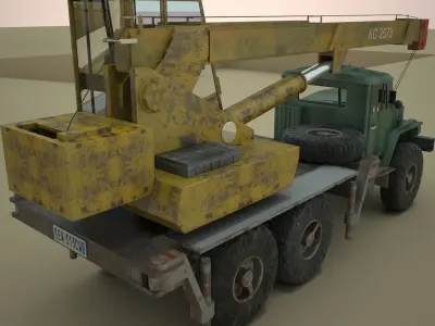 KS 2573 Auto Crane  3D model