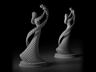 Mom Sculpture 3D model