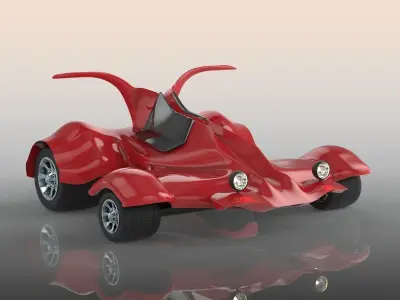 Go kart 3D model