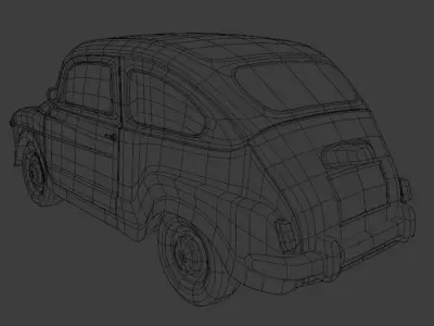 Seat 600L 3D Model 3D model