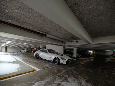 Mercedes Benz AMG GT BlackSeries 2021 3d Model 3D model