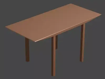 Table 02 Free 3D model