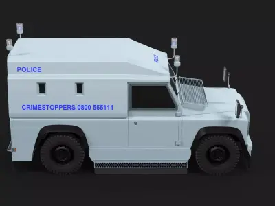 Police Tangi 3D model