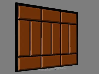 darvoza wooden door Free 3D model