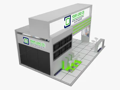 Booth Exhibition Stand a565c  3D model