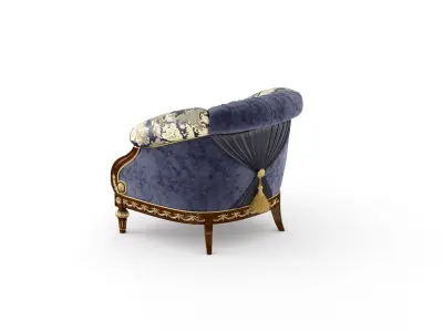 Imperial classic armchair by Modenese 3D model