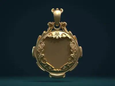 Empty Pendant II 3D print model