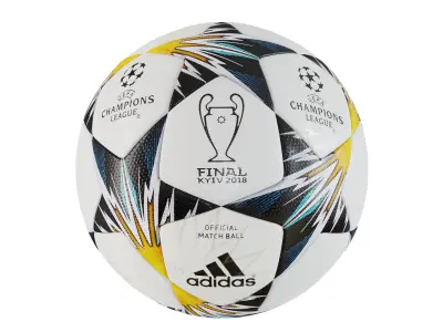 Set Of Adidas Finale Balls 3D model