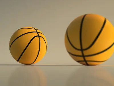 SPORT---BASKET---Ball basketball ball Free 3D model