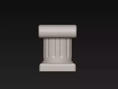 Greek Column Table 3D print model