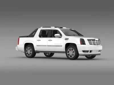 Cadillac Escalade EXT 2011 3D model