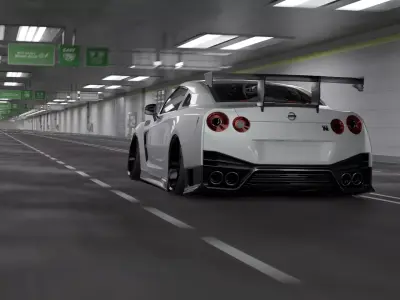 3D Hybrid Tunnel  Without the car 3D model