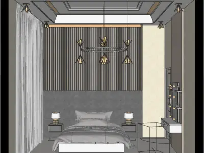 Modern Bedroom 3D model