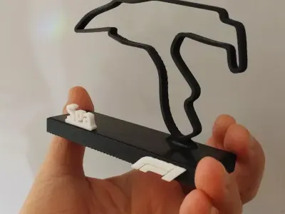 F1 Circuit Spa Francorchamps 3D print model