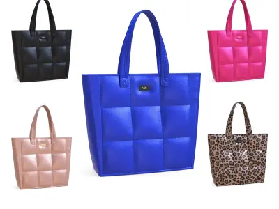 UGG Ellory Puff Tote Bag Low-poly 3D model