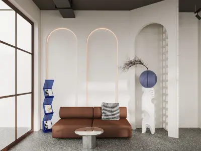 COFFEE SHOP INTERIOR DESIGN 3DSMAX CORONA RENDER 3D model