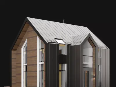 Modern house 06 3D model