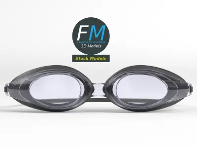 Swim goggles 3D model