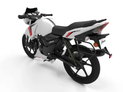 TVS Apache 160 Low-poly 3D model