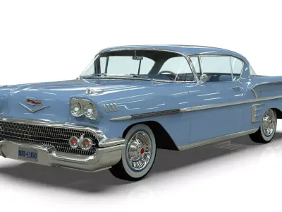 Chevrolet Impala Sport Coupe 1958 3D model