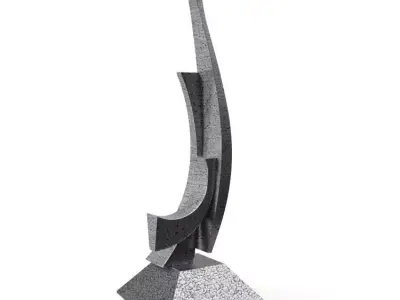 Best Girl Friends Cast Metal Maquette PBR 3D model