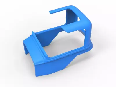 Shell of Vintage Supermodified stock car Version 3 Scale 1 to 25 3D print model