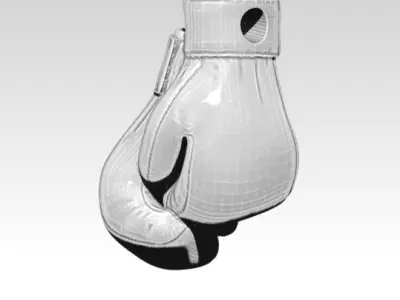 boxing gloves pendant 3D print model