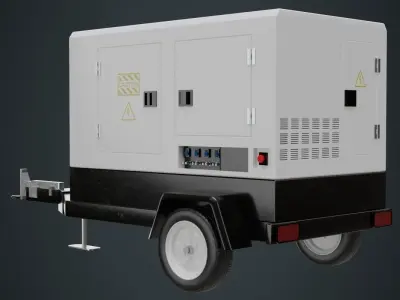 Generator 1A Low-poly 3D model