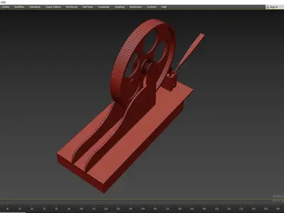 Free Energy Generator Low-poly 3D model