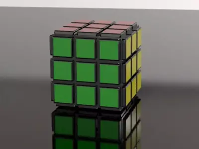 Rubic Cube Games 3D model