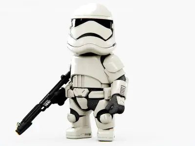 IMPERIAL TROOPER Rigged for Unreal Engine - Unity - MIXAMO  3D model