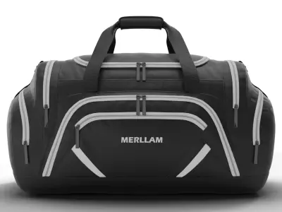 Sports Bag Low-poly 3D model