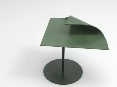 Leaffy Side Table Low-poly 3D model