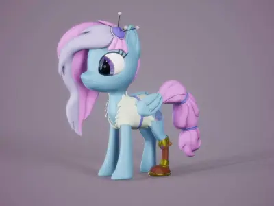 Unicorn my little pony 3D model