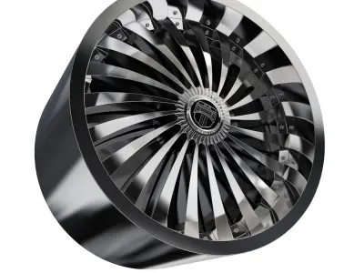 DUB SWYRL WHEEL 3D MODEL 3D print model