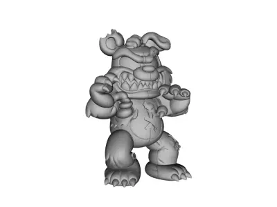 Cartoon Monster Dog 3D Model for Jewelry Pendant Design 3D print model