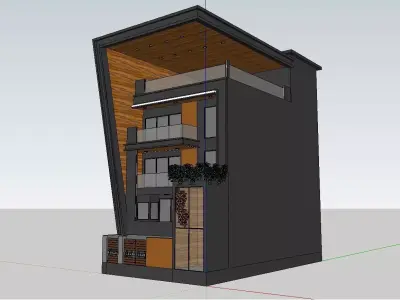 Architecture Moderen Home Concpet 3D model get