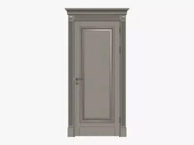 Door classic 04 3D model