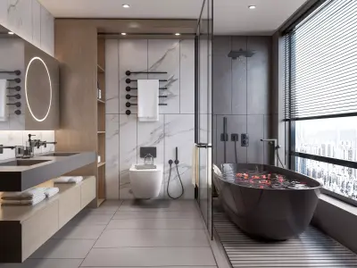 Bathroom 83 3D model