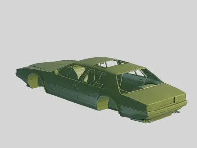 Aston Martin Lagonda 1985 Printable Body 3D print model