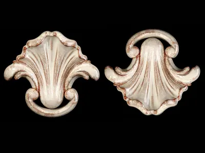 Classic carved 056 3D model