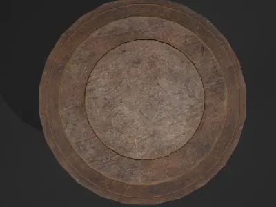 Medieval Spinning Top 3  Free low-poly 3D model