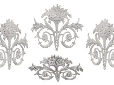 Classic carved 185 3D model