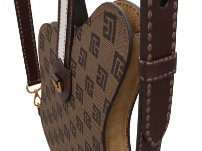 Guitar Monogram Canvas Clutch Low-poly 3D model