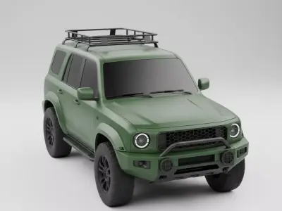 Rugged SUV  3D model